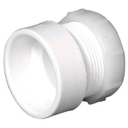 Charlotte Pipe And Foundry Charlotte Pipe Schedule 40 1-1/2 in. Hub X 1-1/2 in. D Slip PVC Pipe Adapter 1 pk PVC00104P0800